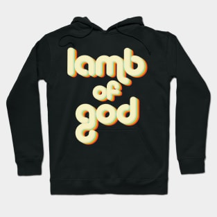 vintage color lamb of god Hoodie